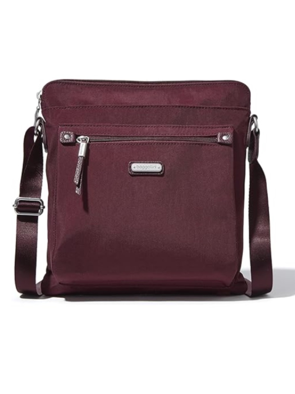 Baggallini Go Bagg Crossbody in Mulberry
